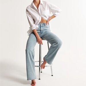 abercrombie & fitch high rise 90s relaxed jean